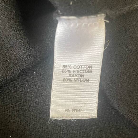 J Jill Women Top S Black Basic Long Sleeve Tunic Long Line Capsule Workwear - Picture 7 of 10